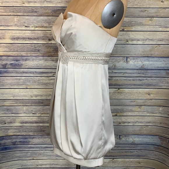 Bcbg maxaZria cocktail dress grey size 8 - Picture 3 of 8